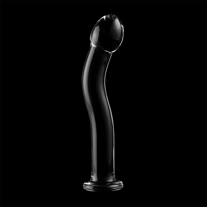 NEBULA-SERIE VAN IBIZA - MODEL 18 DILDO BOROSILICAATGLAS HELDER 18,5 CM -Ø- 3,5 CM