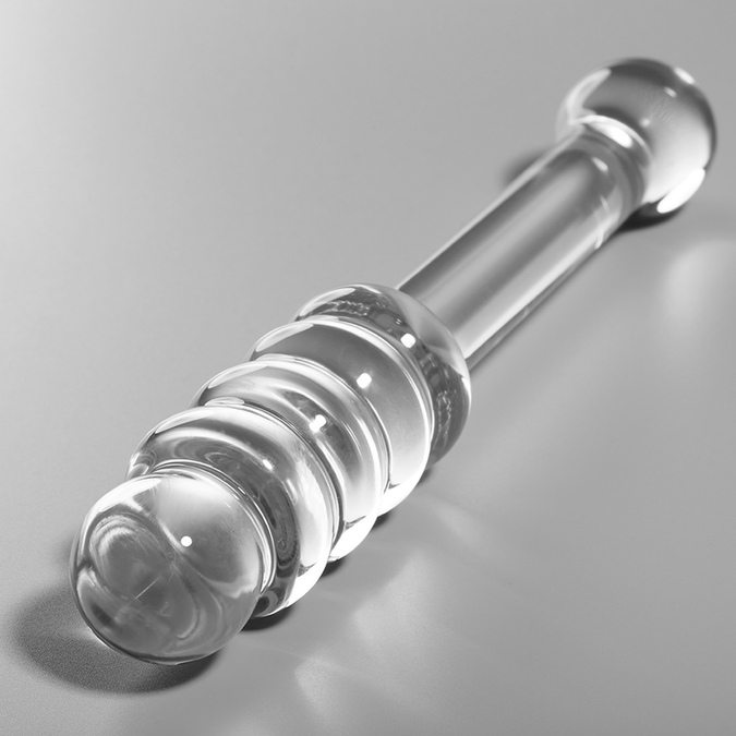 NEBULA SERIE VAN IBIZA - MODEL 20 DILDO BOROSILICAATGLAS HELDER 20,5 CM -O- 3 CM