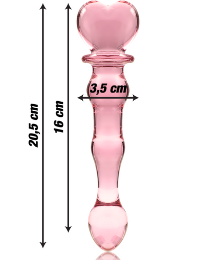NEBULA SERIES BY IBIZA - MODEL 21 DILDO BOROSILICATE GLASS PINK 20.5 CM -O- 3.5 CM NEBULA SERIES BY IBIZA - MODEL 21 DILDO BOROSILICATE GLASS PINK 20.5 CM -O- 3.5 CM