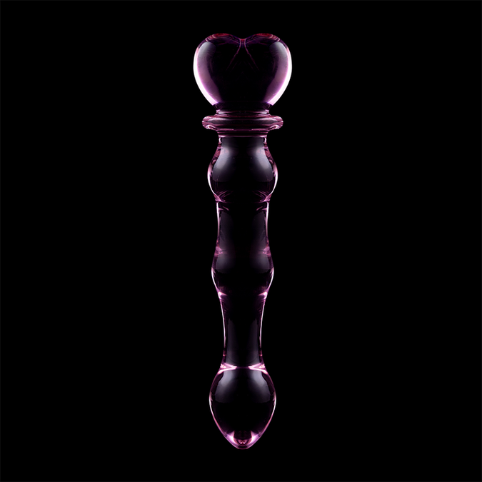NEBULA SERIE VAN IBIZA - MODEL 21 DILDO BOROSILICAATGLAS ROZE 20.5 CM -O- 3.5 CM