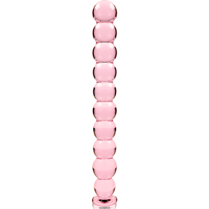 Nebula Series by Ibiza – Model 22 Dildo Borosilicate Glass Pink 21.5 cm – Ø 4 cm