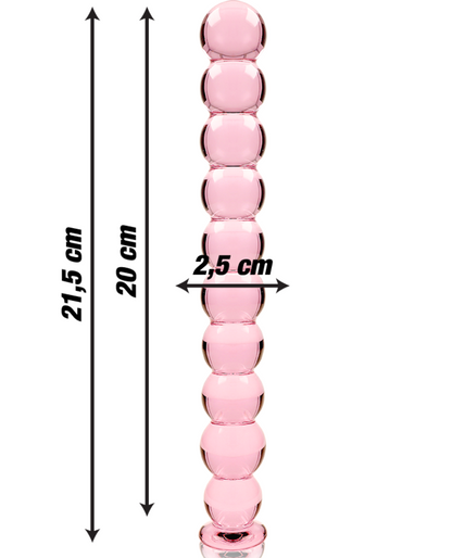 NEBULA SERIES BY IBIZA - MODEL 22 DILDO BOROSILICATE GLASS PINK 21.5 CM -O- 2.5 CM NEBULA SERIES BY IBIZA - MODEL 22 DILDO BOROSILICATE GLASS PINK 21.5 CM -O- 2.5 CM