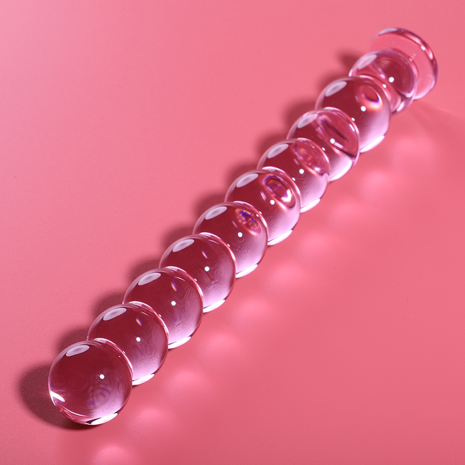Nebula Series by Ibiza – Model 22 Dildo Borosilicate Glass Pink 21.5 cm – Ø 4 cm