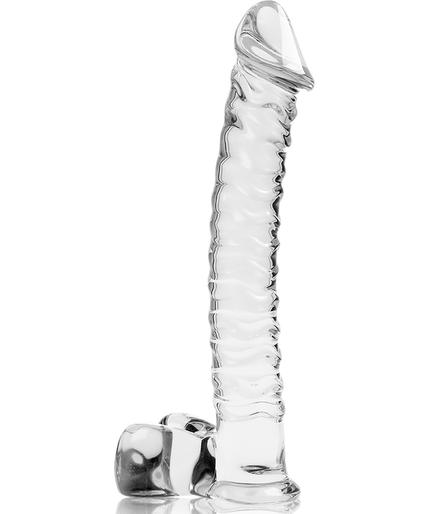 NEBULA SERIES BY IBIZA - MODEL 23 DILDO BOROSILICATE GLASS CLEAR 21.5 CM -O- 4 CM NEBULA SERIES BY IBIZA - MODEL 23 DILDO BOROSILICATE GLASS CLEAR 21.5 CM -O- 4 CM
