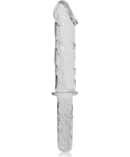 NEBULA SERIES BY IBIZA - MODEL 24 DILDO BOROSILICATE GLASS CLEAR 28.5 CM -O- 5 CM NEBULA SERIES BY IBIZA - MODEL 24 DILDO BOROSILICATE GLASS CLEAR 28.5 CM -O- 5 CM