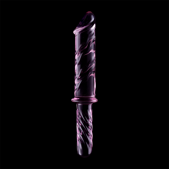 Nebula Series by Ibiza – Model 24 Dildo Borosilicate Glass Pink 28.5 cm – Ø 4 cm