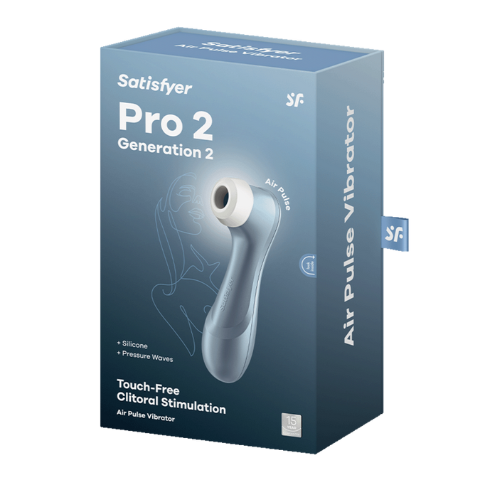 SATISFYER - PRO 2 AIR PULSE STIMULATOR BLAUW
