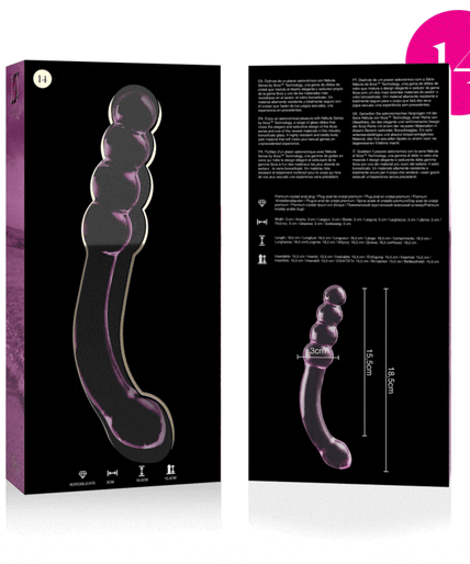 NEBULA SERIES BY IBIZA - MODEL 14 DILDO BOROSILICATE GLASS PINK 18.5 CM -O- 3 CM NEBULA SERIES BY IBIZA - MODEL 14 DILDO BOROSILICATE GLASS PINK 18.5 CM -O- 3 CM