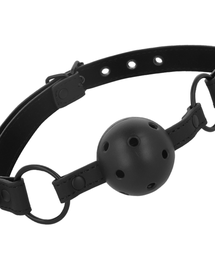 INTENSE - FETISH VEGAN LEATHER BALL GAG INTENSE - FETISH VEGAN LEATHER BALL GAG
