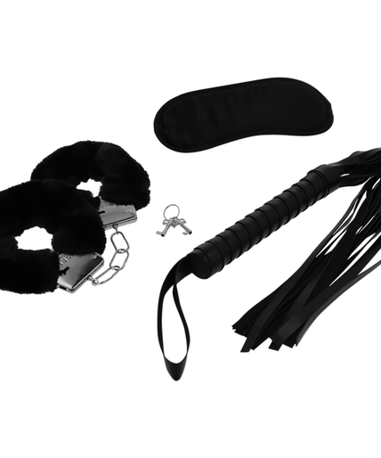 Intense – Fetisch Erotisches Spielset 1 mit Handschellen, Augenbinde und Flogger Intense – Fetisch Erotisches Spielset 1 mit Handschellen, Augenbinde und Flogger