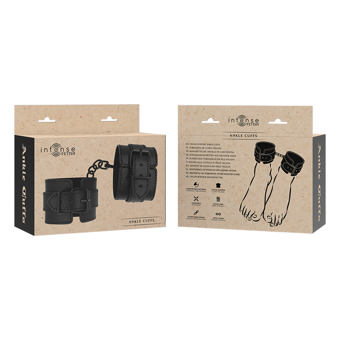Intense – Fetish Vegan Leather Ankle Cuffs