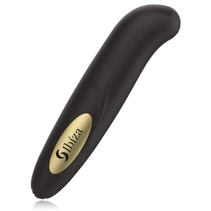 Ibiza – Clitorisstimulator met USB-oplader, 10 vibratiemodi, goudkleurig, 13 x 2,9 cm