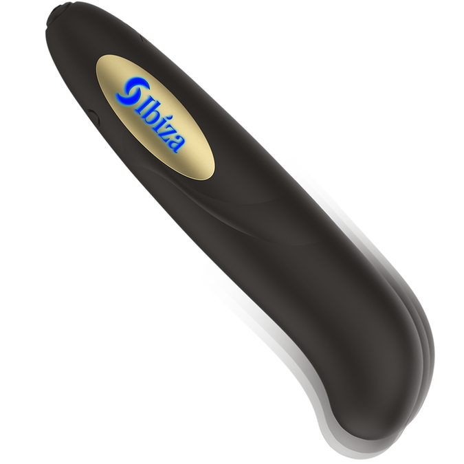 Ibiza – Clitorisstimulator met USB-oplader, 10 vibratiemodi, goudkleurig, 13 x 2,9 cm