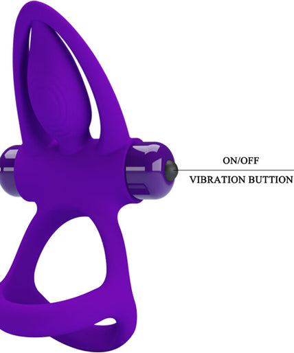 PRETTY LOVE - VIBRATOR RING 10 VIBRATIONS VIOLET SILICONE PRETTY LOVE - VIBRATOR RING 10 VIBRATIONS VIOLET SILICONE
