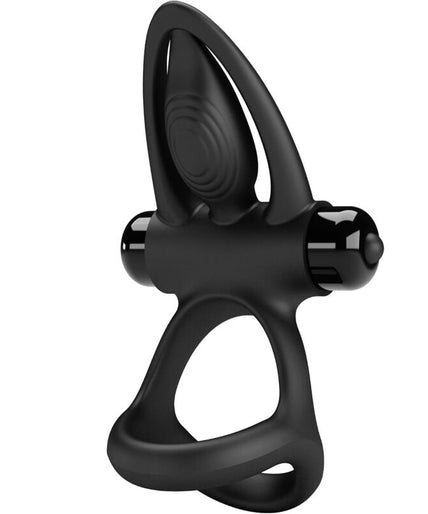PRETTY LOVE - VIBRATING RING 10 VIBRATIONS BLACK SILICONE PRETTY LOVE - VIBRATING RING 10 VIBRATIONS BLACK SILICONE
