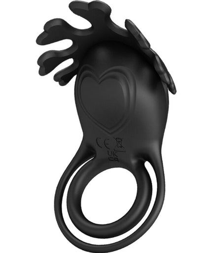 PRETTY LOVE - RUBEN VIBRATOR RING 7 VIBRATIONS BLACK SILICONE PRETTY LOVE - RUBEN VIBRATOR RING 7 VIBRATIONS BLACK SILICONE