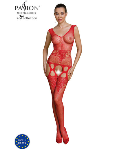 PASSION - ECO COLLECTION BODYSTOCKING ECO BS014 RED PASSION - ECO COLLECTION BODYSTOCKING ECO BS014 RED