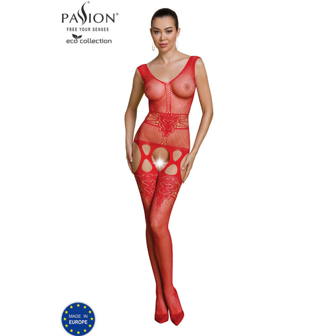 Passie – Eco Collectie Bodystocking Eco Bs014 Rood