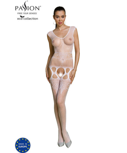 PASSION - ECO COLLECTION BODYSTOCKING ECO BS014 WHITE PASSION - ECO COLLECTION BODYSTOCKING ECO BS014 WHITE