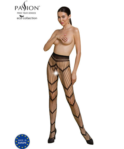 PASSION - ECO COLLECTIE BODYSTOCKING ECO S006 ZWART PASSION - ECO COLLECTIE BODYSTOCKING ECO S006 ZWART