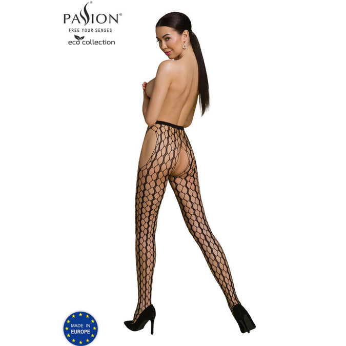 PASSION - ECO COLLECTIE BODYSTOCKING ECO S007 ZWART