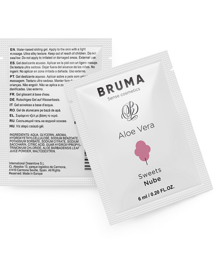 BRUMA - ALOE VERA SLIDING GEL SWEETS FLAVOR 6 ML BRUMA - ALOE VERA SLIDING GEL SWEETS FLAVOR 6 ML