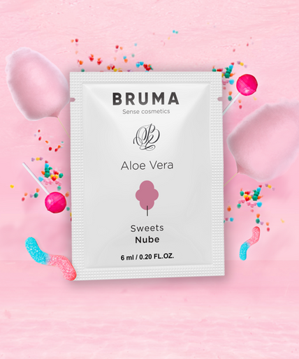 BRUMA - ALOE VERA GLIJMIDDEL MET SNOEPSMAAK 6 ML BRUMA - ALOE VERA GLIJMIDDEL MET SNOEPSMAAK 6 ML