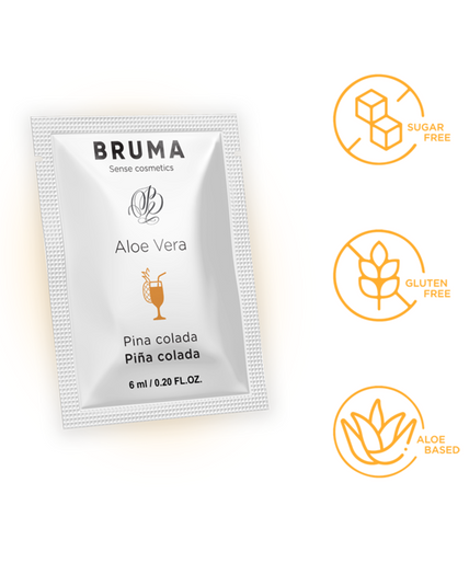 BRUMA - ALOË VERA GLIJGEL PINA COLADA SMAAK 6 ML BRUMA - ALOË VERA GLIJGEL PINA COLADA SMAAK 6 ML