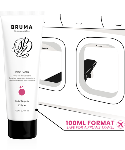 BRUMA - ALOE VERA GLIJGEL BUBBELGUM SMAAK 100 ML BRUMA - ALOE VERA GLIJGEL BUBBELGUM SMAAK 100 ML