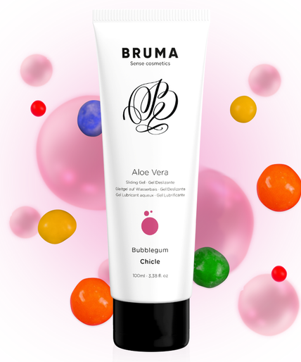 BRUMA - ALOE VERA GLIJGEL BUBBELGUM SMAAK 100 ML BRUMA - ALOE VERA GLIJGEL BUBBELGUM SMAAK 100 ML