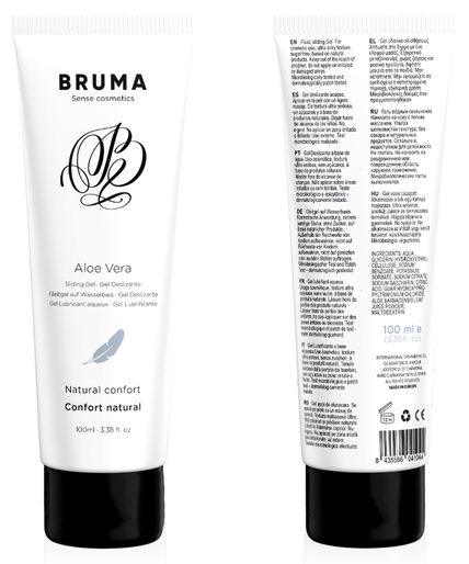 BRUMA - ALOE VERA GLIJGEL NATUURLIJK COMFORT 100 ML BRUMA - ALOE VERA GLIJGEL NATUURLIJK COMFORT 100 ML