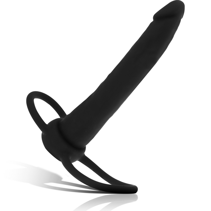 MYTHOLOGY - COBI ONYX ANALE DILDO MET COCK- EN BALRING 13 CM SILICONE