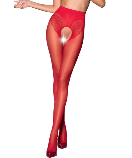 PASSION - TIOPEN 006 RODE PANTY 3/4 30 DEN PASSION - TIOPEN 006 RODE PANTY 3/4 30 DEN