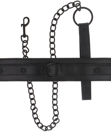 INTENSE - FETISH VEGAN LEATHER COLLAR INTENSE - FETISH VEGAN LEATHER COLLAR