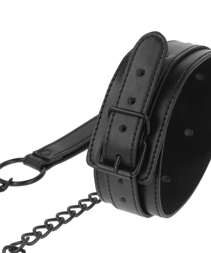 INTENSE - FETISH VEGAN LEATHER COLLAR INTENSE - FETISH VEGAN LEATHER COLLAR