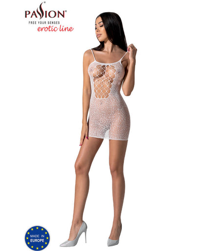 PASSION - BS096 WHITE BODYSTOCKING ONE SIZE PASSION - BS096 WHITE BODYSTOCKING ONE SIZE