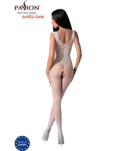 Passion – Bs098 White Bodystocking One Size Passion – Bs098 White Bodystocking One Size