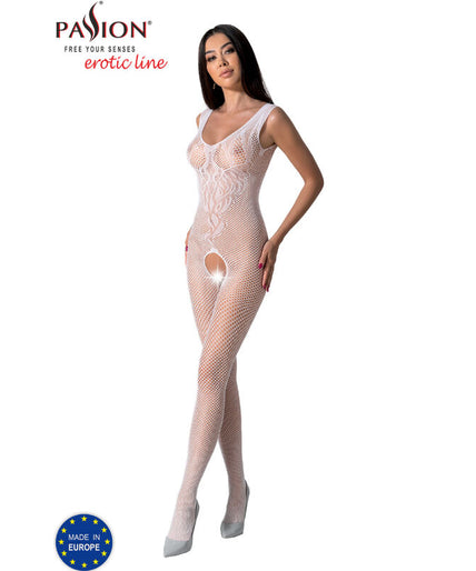 Passion – Bs098 White Bodystocking One Size Passion – Bs098 White Bodystocking One Size