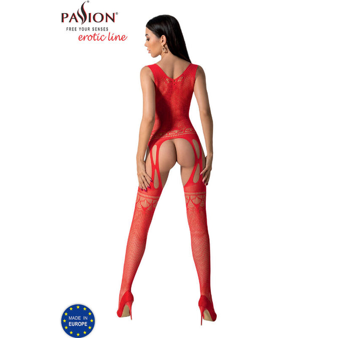 PASSION - BS099 RODE BODYSTOCKING EEN MAAT