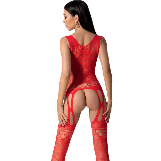 PASSION - BS099 RODE BODYSTOCKING EEN MAAT
