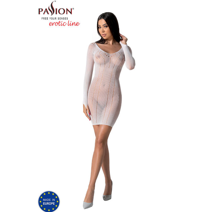 Passie – Bs101 Witte Bodystocking One Size
