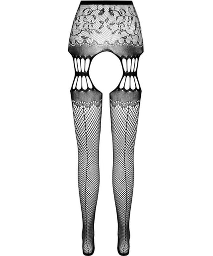 PASSION - S027 ZWARTE PANTY MET JARRETELBAND ONE SIZE PASSION - S027 ZWARTE PANTY MET JARRETELBAND ONE SIZE