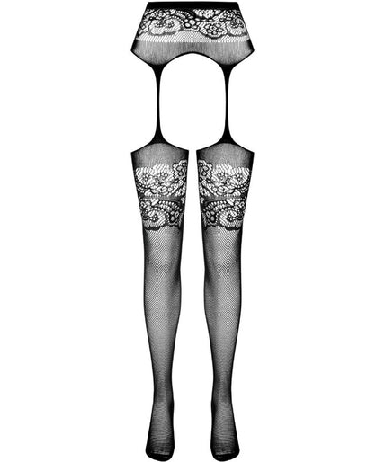 PASSION - S029 ZWARTE PANTY MET JARRETEL ONE SIZE PASSION - S029 ZWARTE PANTY MET JARRETEL ONE SIZE