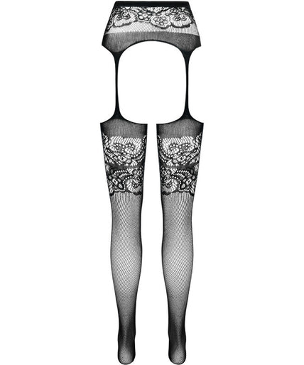 PASSION - S029 ZWARTE PANTY MET JARRETEL ONE SIZE PASSION - S029 ZWARTE PANTY MET JARRETEL ONE SIZE
