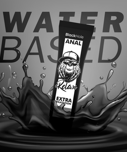 BLACK HOLE - WATERBASIS GEL ANALE DILATATIE 150 ML BLACK HOLE - WATERBASIS GEL ANALE DILATATIE 150 ML