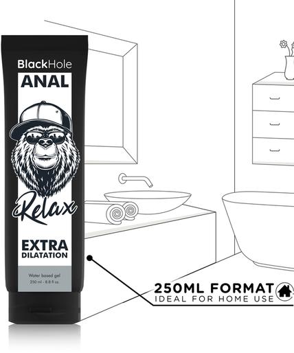 BLACK HOLE - WATERBASIS GEL ANALE VERWIJDING 250 ML BLACK HOLE - WATERBASIS GEL ANALE VERWIJDING 250 ML
