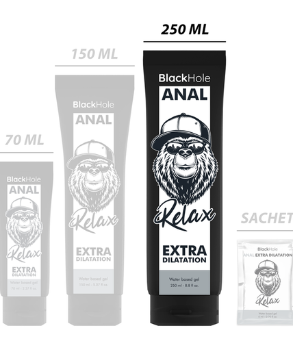 BLACK HOLE - WATERBASIS GEL ANALE VERWIJDING 250 ML BLACK HOLE - WATERBASIS GEL ANALE VERWIJDING 250 ML