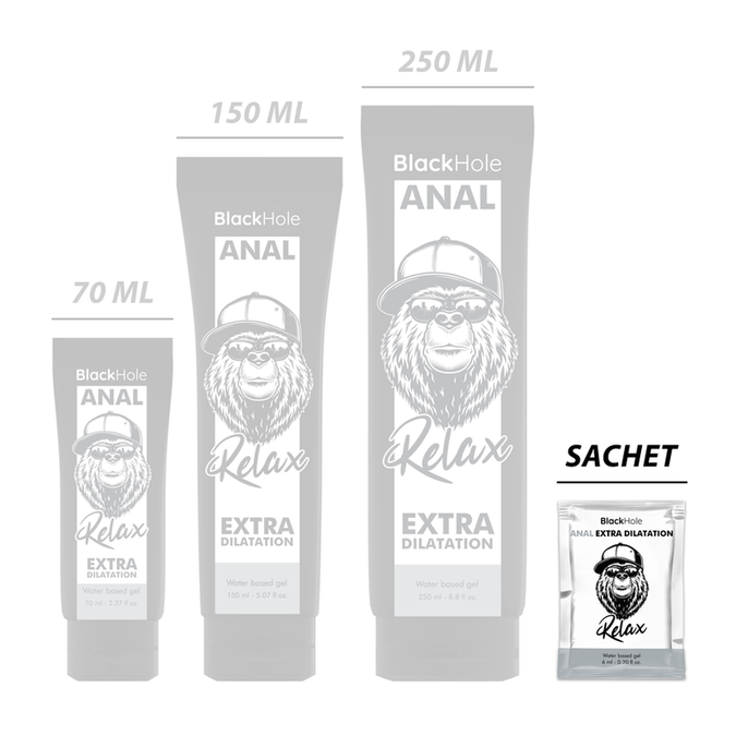 BLACK HOLE - GEL OP WATERBASIS EXTRA VERWIJDING 6 ML ÉÉN DOSERING