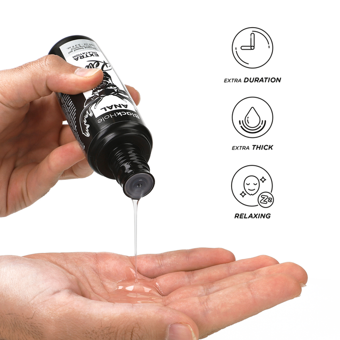 BLACK HOLE - GEL SILICONE OP BASIS VAN SILICONE VOOR ANALE VERWIJDING 100 ML