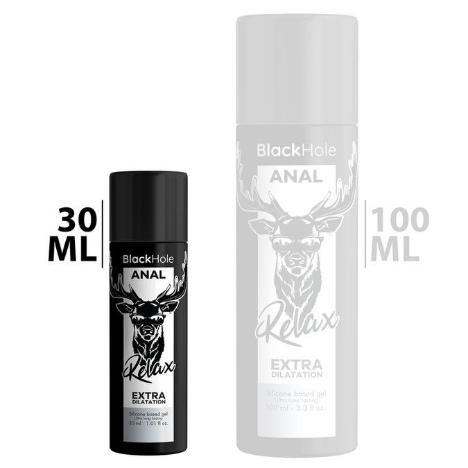 BLACK HOLE - GEL OP SILICONENBASIS ANALE VERWIJDING 30 ML
